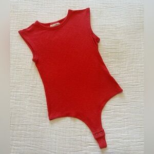 Universal Thread Bright Red Women’s Bodysuit - Size Small